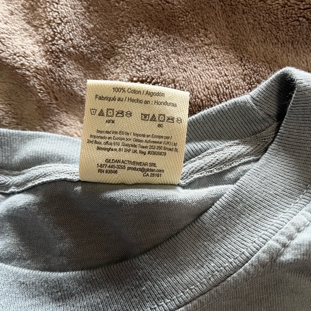 COMFORT COLORS Ambition Leopard Graphic Tee Unisex T-Shirt Vintage Sz M EUC - Picture 4 of 6